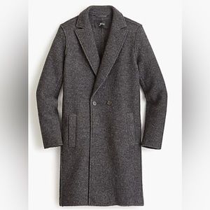 J Crew Daphne topcoat in Italian boiled wool